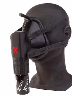 XTRM Ultimate V3 + Head Strap Black, maska s popruhem, 60ml lahvičkou a vatovými tyčinkami pro čichání aromat