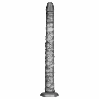 Lovetoy King Sized – extra velký vibrátor – 40,5 cm – šedý