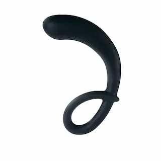 Kolík anální Mystim CURVING CURT e-stim black