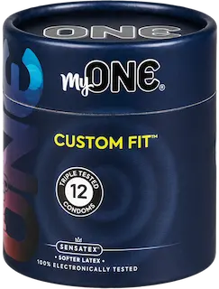 MyOne Single: Custom Fit, size 49G, 12 condoms
