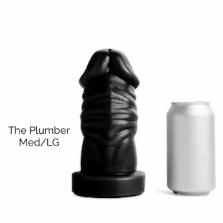 Mr. Hankey’s Toys The Plumber MED/LG, prémiové silikonové dildo s Vac-U-Lock 20,3 x 7,5 cm