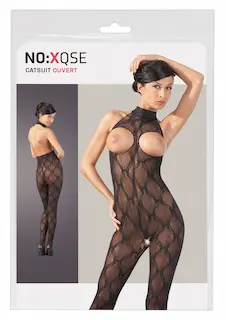 Catsuit s otevřeným poprsím, S–L