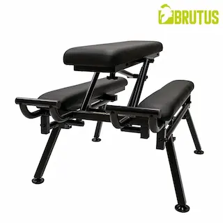 Brutus Fuck Bench, stabilní nastavitelná lavice s polstrovanými opěrnými body