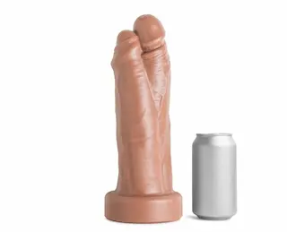 Mr. Hankey’s Toys Three Amigos XL, prémiové silikonové dildo s Vac-U-Lock 30,5 x 9–10,2 cm