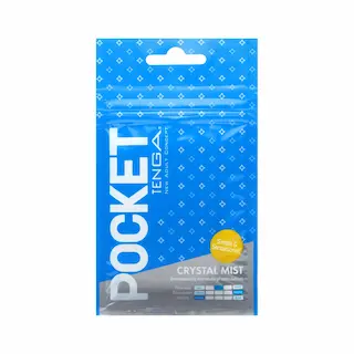 Tenga Pocket jednorázový masturbátor (7 cm), modrý