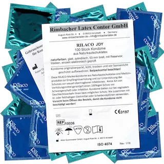 Rilaco Bulk-Pack: Joy, 100 dry condoms