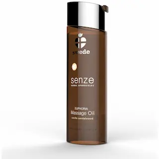 SWEDE – SENZE Masážní olej s vůní vanilky a santalového dřeva (75 ml)