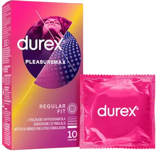 Durex Pleasuremax – vroubkované kondomy (10 ks)
