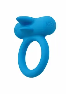 CalExotics Silicone Rechargeable Double Trouble, silikonový erekční kroužek na penis