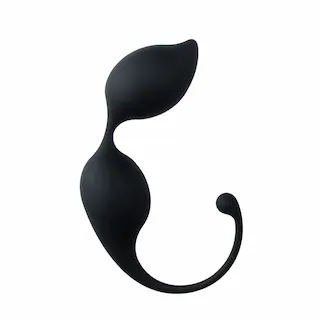 EASYTOYS GEISHA COLLECTION Zahnuté Kegelovy kuličky – Černé