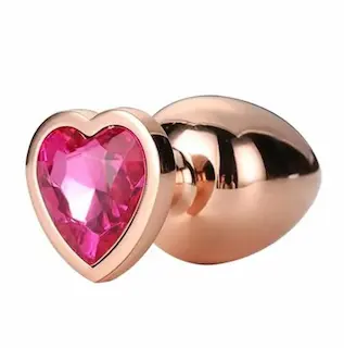 GLEAMING LOVE ROSE GOLD ANÁLNÍ KOLÍK MALÝ
