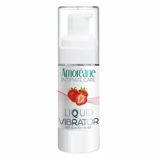 Amoréane tekutý vibrátor Strawberry 30 ml