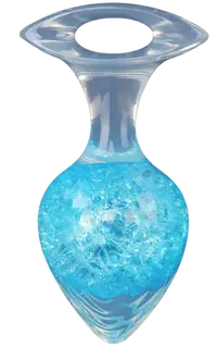 Anální kolík Blue Glimmer (8,7 cm)