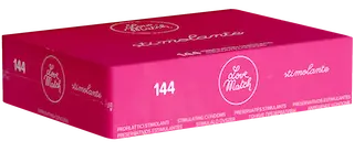 Love Match Bulk-Pack: Stimolante, 144 stimulating condoms