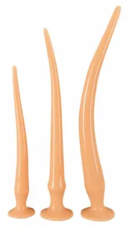 Super Long Butt Plug Set flesh