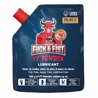 Fuck & Fist FF Powder Lubricant 132 g, instantní lubrikant 11