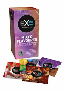 EXS Mixed Flavoured – mix ochucených kondomů (12 ks)