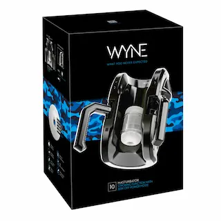 WYNE 10 – automatický masturbátor s držadlem – černý