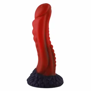 Hismith HSA116, silikonové dildo s přísavkou a KlicLok konektorem 21 x 4,5 cm