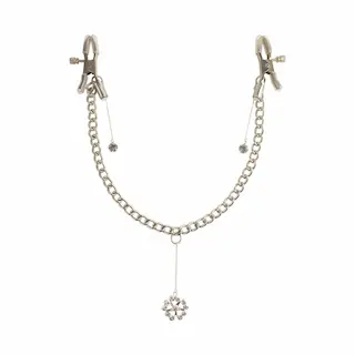 Skřipce na bradavky Pipedream FF Crystal Nipple Clamps