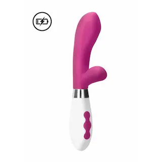 Achilles – Dobíjecí Rabbit Vibrátor – Růžový