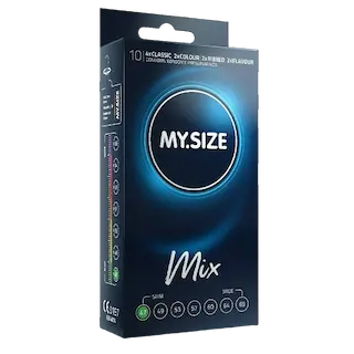 MY SIZE – MIX CONDOMS 47 MM 10 UNITS