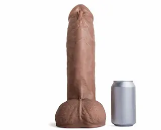 Mr. Hankey’s Toys Rentman LG/XL, prémiové silikonové dildo s Vac-U-Lock 35 x 7,9 cm