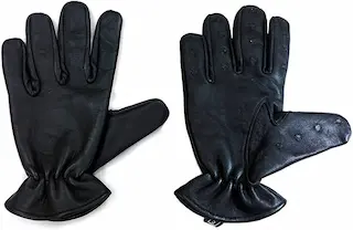Kožené rukavice s kovovými hroty Vampire Gloves, M