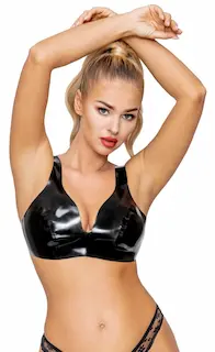 LateX Latex Bustier Black
