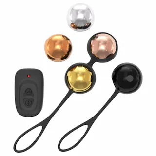 Dorcel Training Balls – rádiová, variabilní sada venušiných kuliček