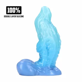 Ouch! Fiction Cocks Aquatic Ravager, silikonové fantasy dildo s přísavkou 18,6 x 2,9–6,5 cm