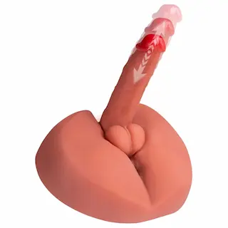 Hidden Desire Bangers Hardcore Deep Fucker, realistické dildo s vibracemi a přirážením 31 x 4,5 cm