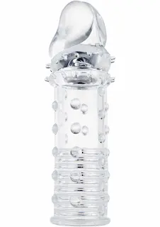 ToyJoy Power Stud Sleeve návlek na penis, průhledný