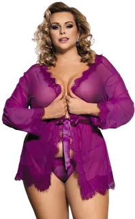 Plus size župan Vanesa, XXXL–XXXXL