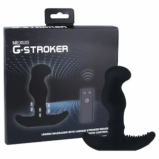 Nexus G-stroker – vibrátor na prostatu s dálkovým ovládáním – černý