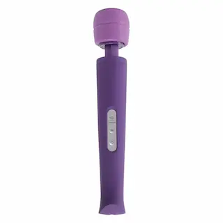 Masážní hlavice Toyz4Lovers Candy Pie fialová, vibrační masážní hlavice s USB nabíjením 32 x 5,8 cm