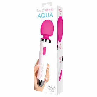 Bodywand – vodotěsný masážní vibrátor – bílá/růžová