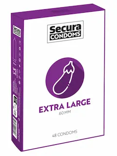 Secura Extra large – velké kondomy (48 ks)