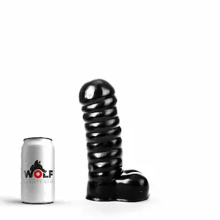 Wolf Bumper, černé dildo s Vac-U-Lock 24,3 x 7,5 cm