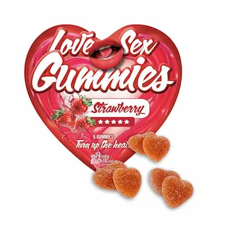 Love Sex Gummies – Strawberry 6 ks (doplněk stravy)