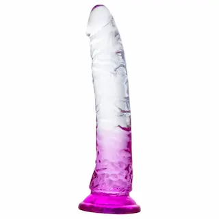Lonely Lance – přísavný dildo – fialový průhledný