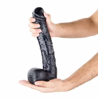 Hung Lock The Giant, vinylové dildo s Vac-U-Lock 30 x 5,4–6,2 cm
