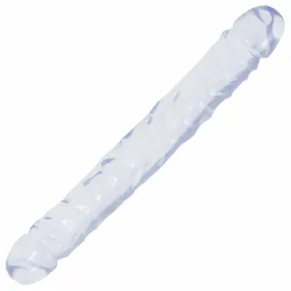 Doc Johnson Jr. Double Dong – Double Dildo – 12 / 30 cm, transparent