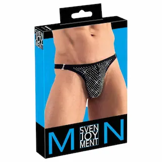 Pánská tanga s kamínky Shine, S