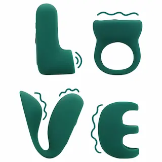 Loveline (S)explore – sada erotických pomůcek pro páry – zelená