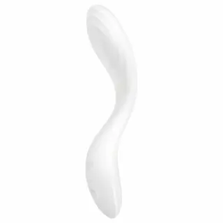 Satisfyer Rrrolling – vibrační G-bodový stimulátor s pohyblivými kuličkami (bílý)