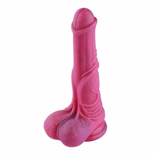 Hismith HSA94, silikonové dildo s přísavkou a KlicLok konektorem 26 x 4,1–5,9 cm