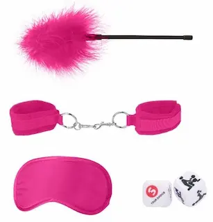 Ouch! by Shots Introductory Bondage Kit #2, pink