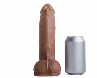 Mr. Hankey’s Toys Rentman Small, prémiové silikonové dildo s Vac-U-Lock 24,5 x 5,4 cm