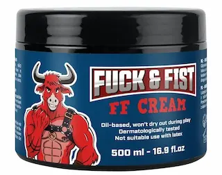 Fuck & Fist FF Cream 500 ml, hybridní lubrikant pro fisting s ricinovým olejem